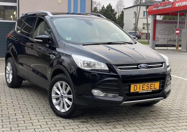 Ford Kuga cena 55900 przebieg: 146059, rok produkcji 2015 z Poręba małe 326